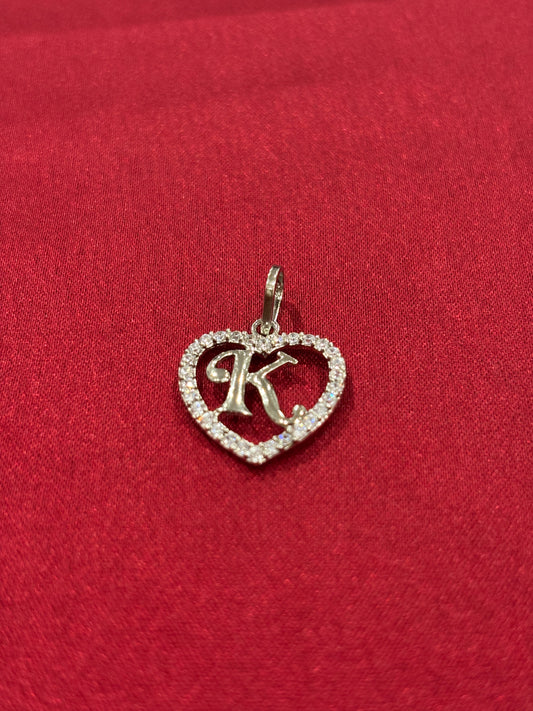 92.5 Silver Alphabet 'K' pendant