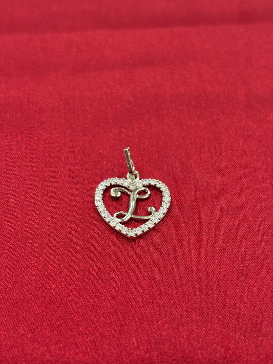 92.5 Silver Alphabet 'L' pendant