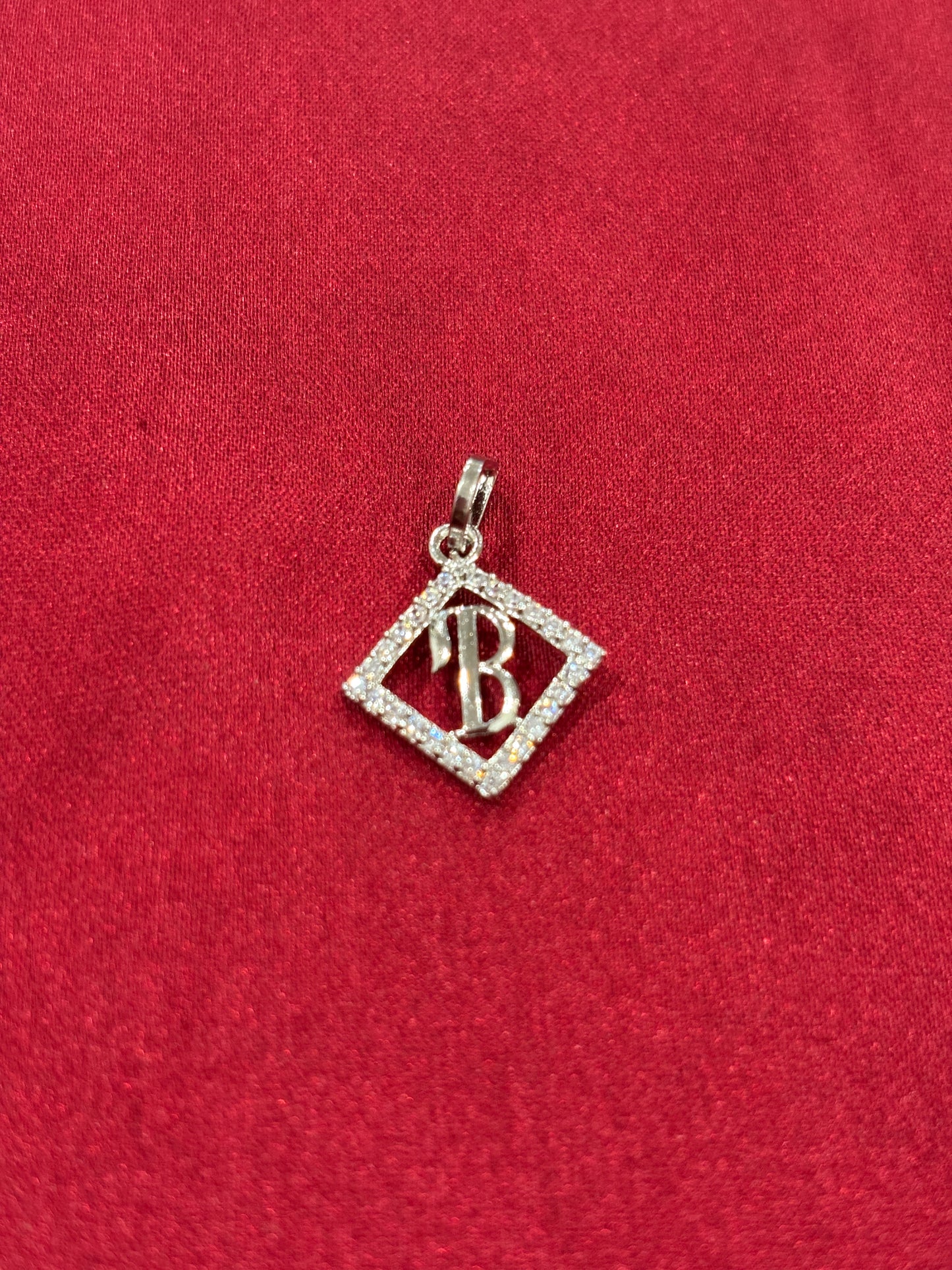 92.5 Silver Alphabet 'B' pendant