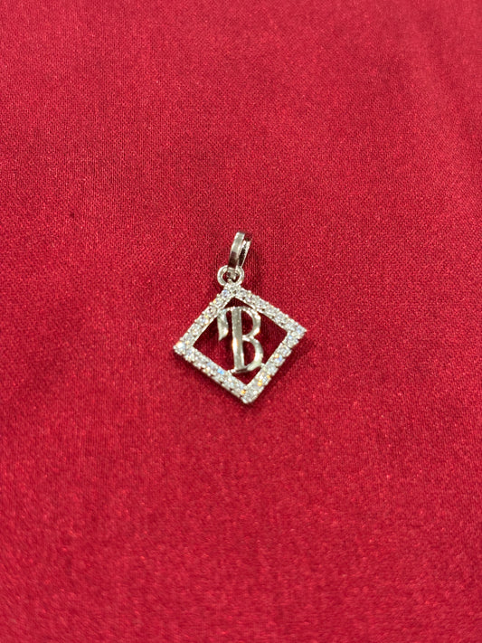 92.5 Silver Alphabet 'B' pendant