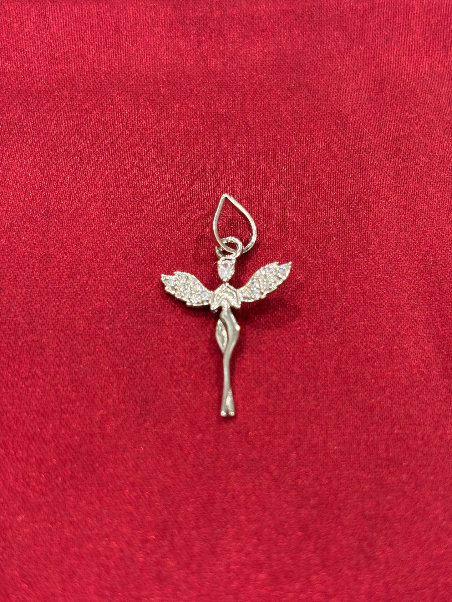 92.5 Silver Dancing Fairy Pendant