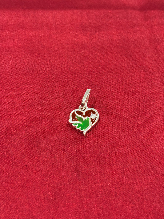 92.5 Silver flying bird pendant