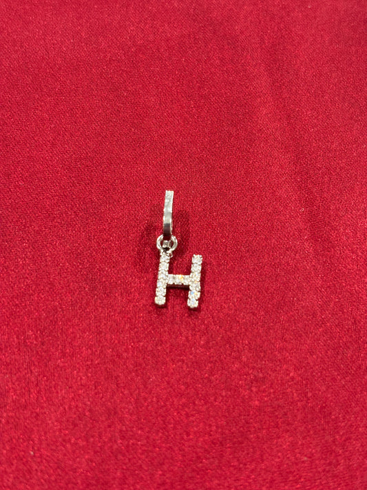 92.5 Silver Alphabet 'H'  Pendant