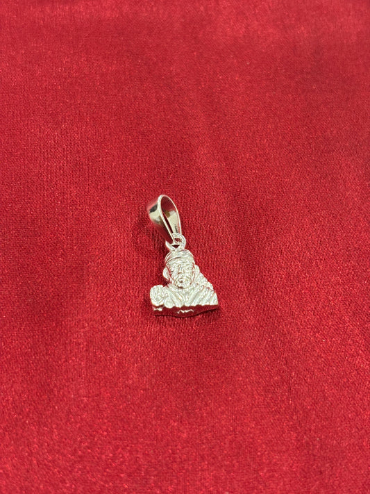 92.5 Silver Sai Baba Pendant