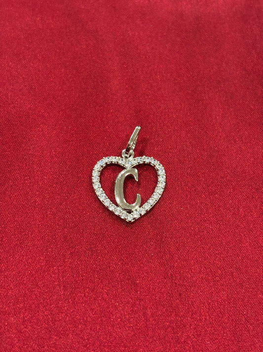 92.5 Silver Alphabet 'C' pendant