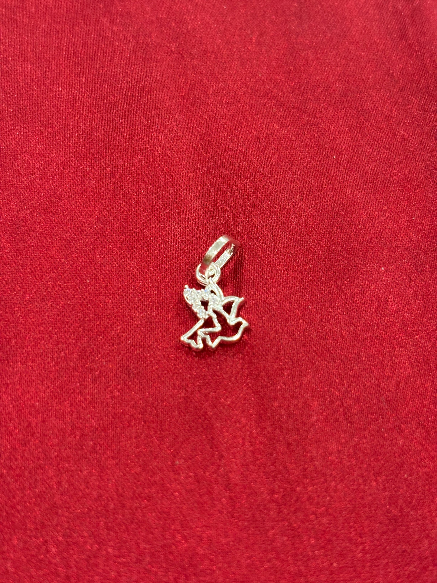 92.5 Silver Flying Birds Pendant