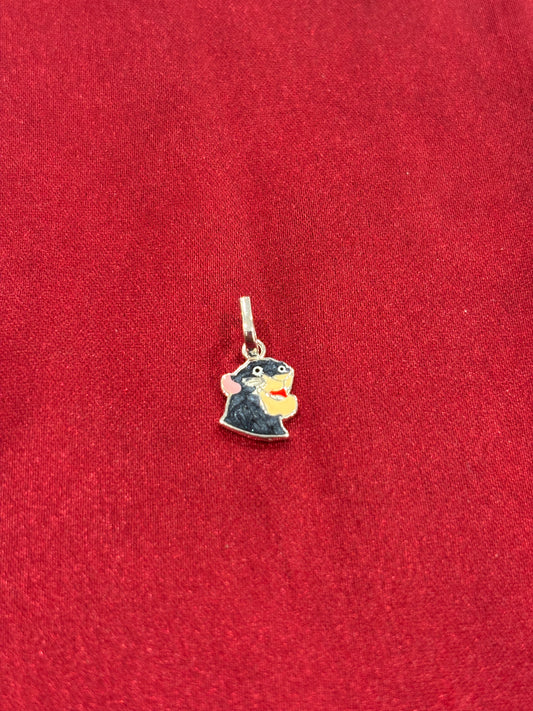92.5 Silver Enamel Jaguar Pendant