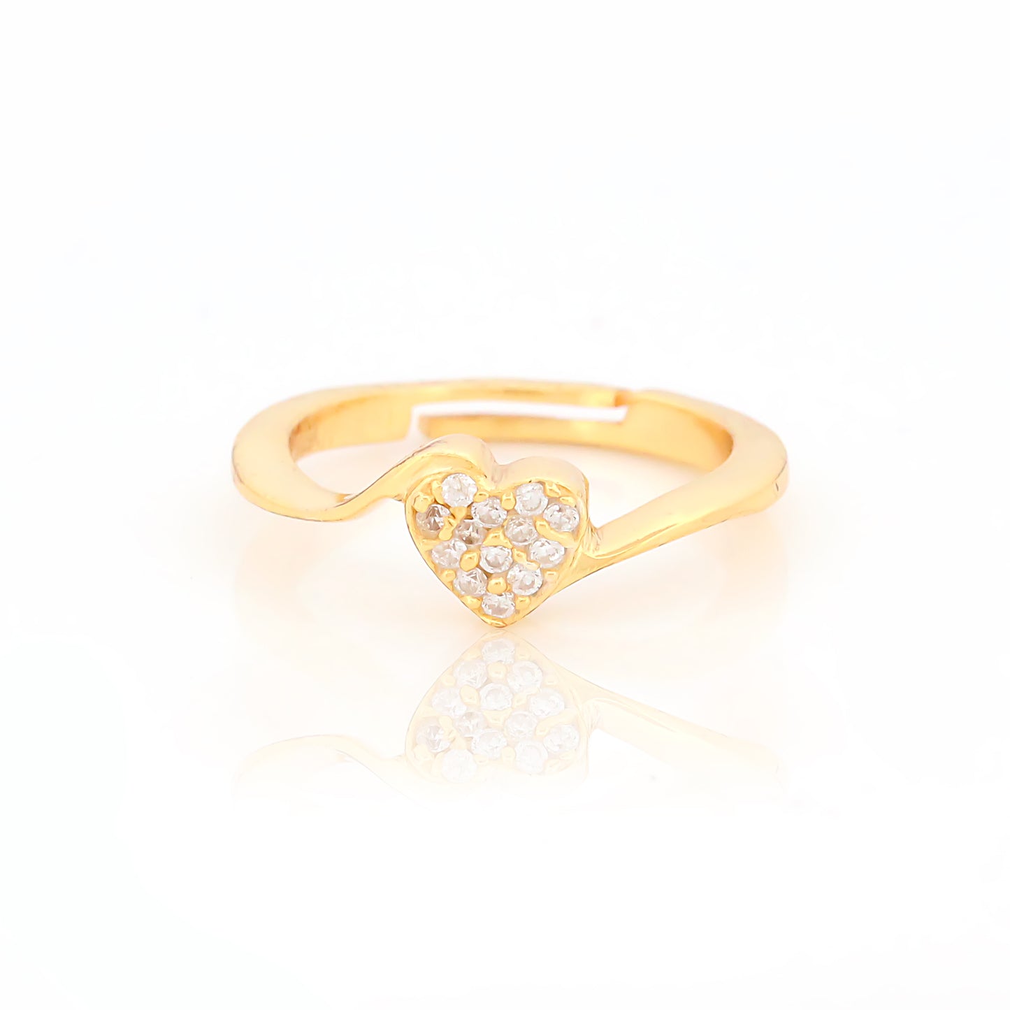 92.5 Silver Heart Shaped Promise Ring