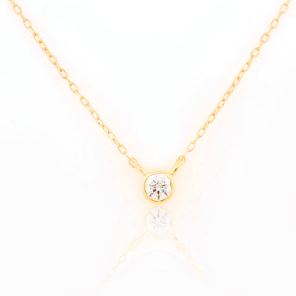 92.5 Silver Solitaire Bezel Pendant