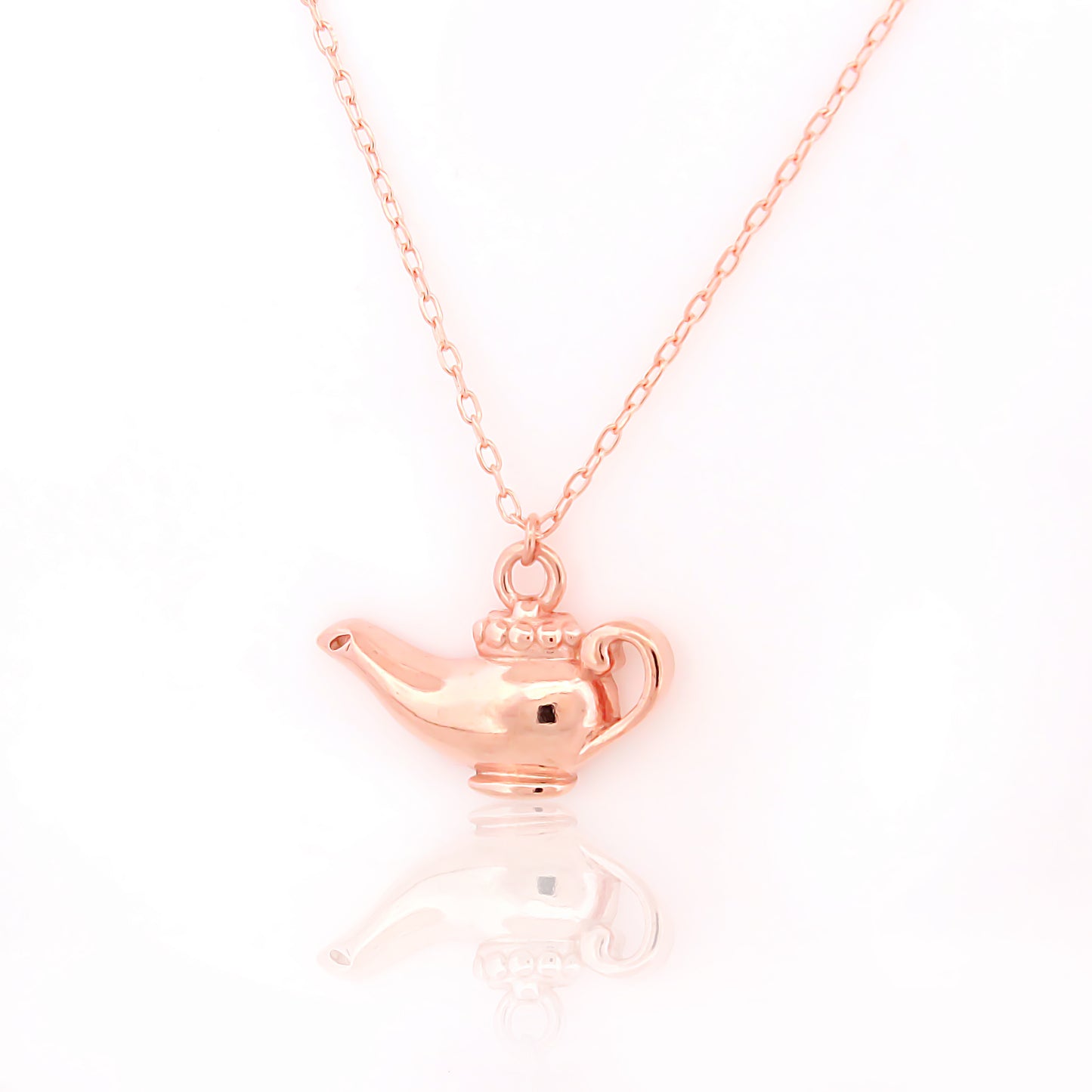 Antique Magic Lamp Charm Necklace