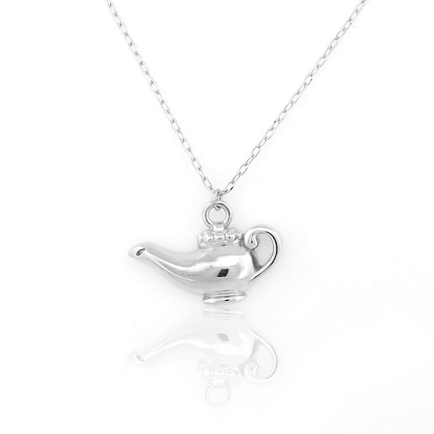 Antique Magic Lamp Charm Necklace