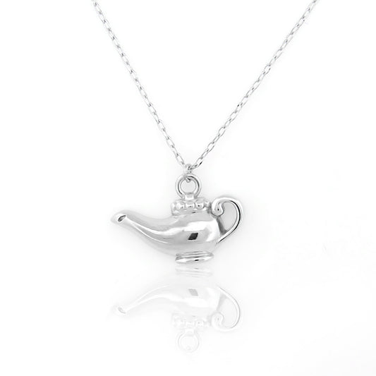 Antique Magic Lamp Charm Necklace