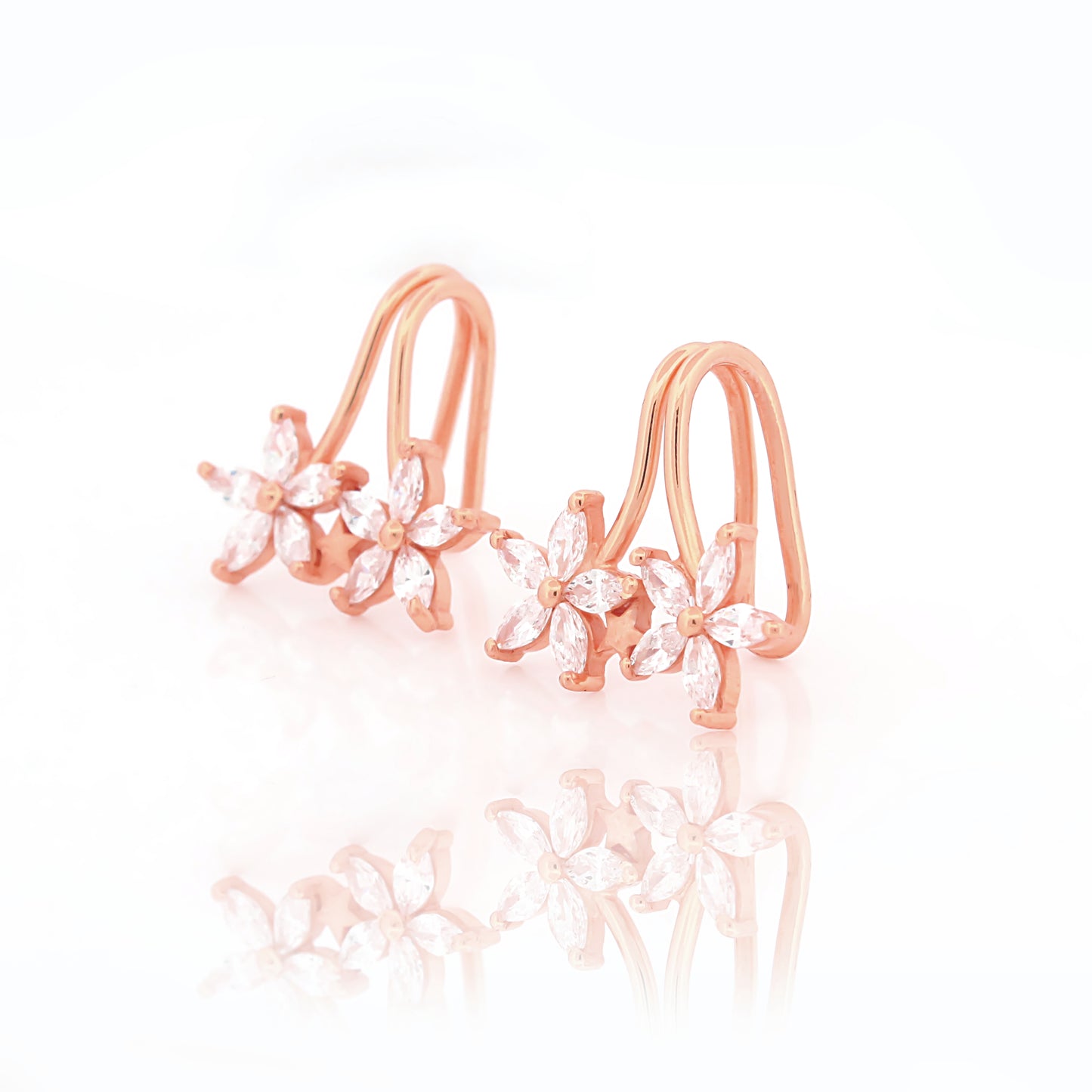 Double Daisy Bloom Earrings