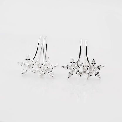Double Daisy Bloom Earrings