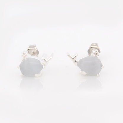 Whale Stud Earrings