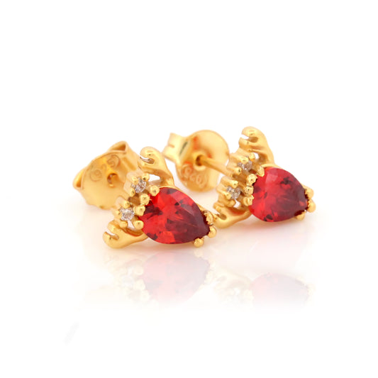 Lobster Stud Earrings