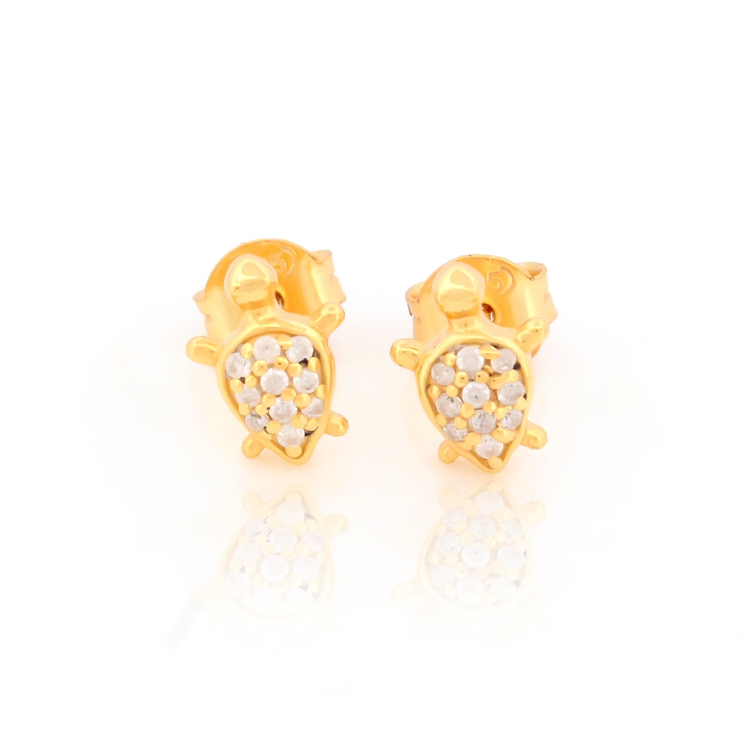 Turtle Shell Stud Earrings