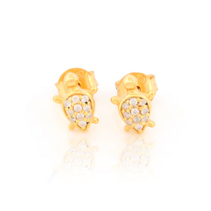 Turtle Shell Stud Earrings