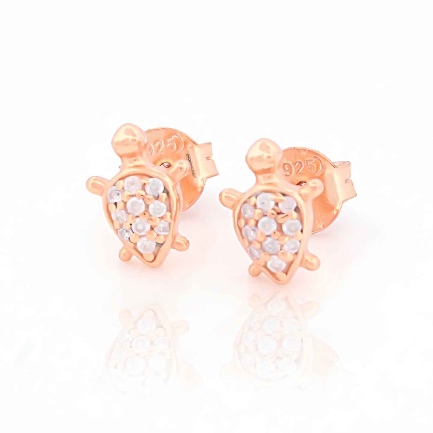 Turtle Shell Stud Earrings