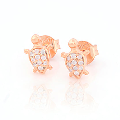 Turtle Shell Stud Earrings