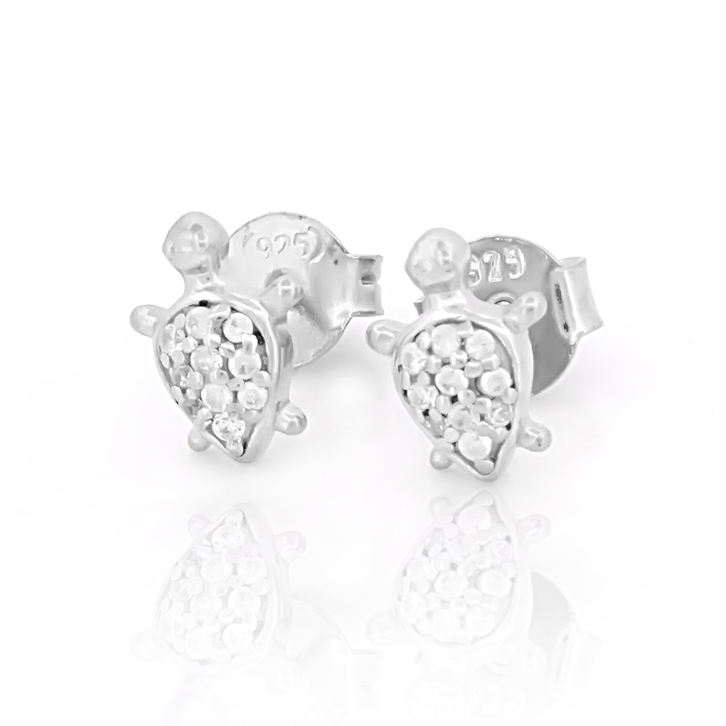 Turtle Shell Stud Earrings