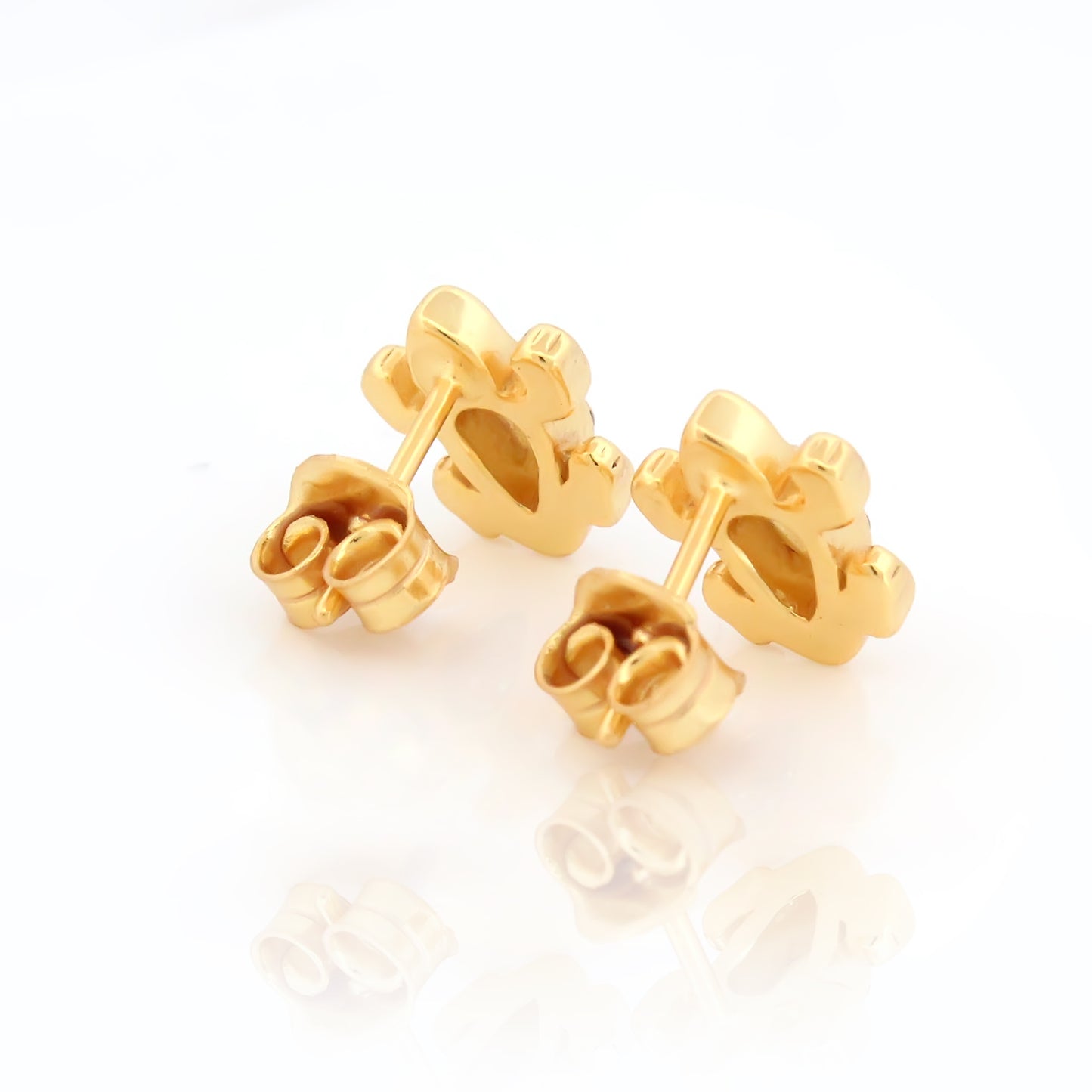 Frog Motif Stud Earrings