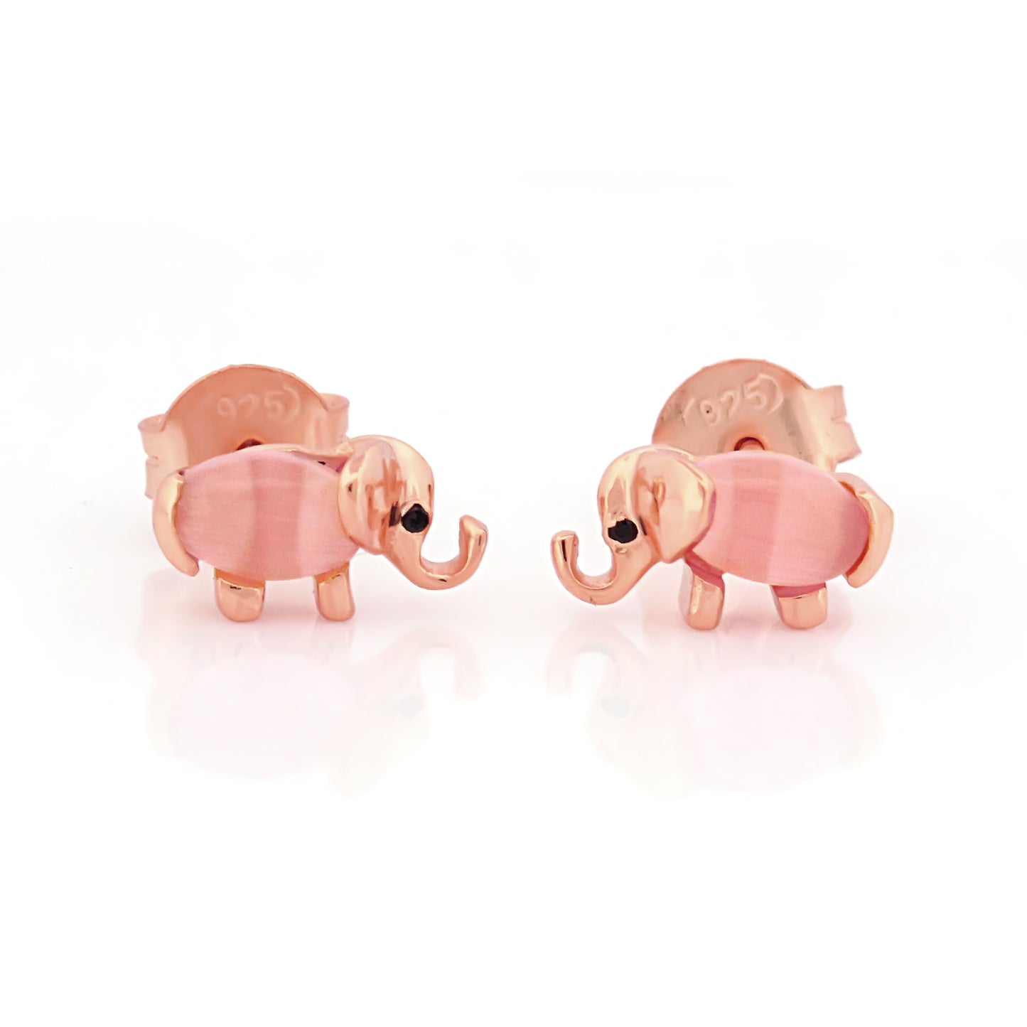 Elephant Studs in 92.5 Pure Silver