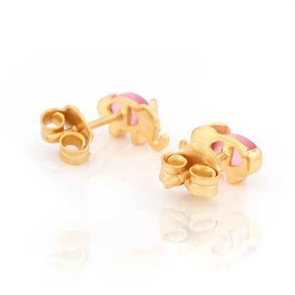 Elephant Studs in 92.5 Pure Silver