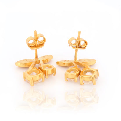 Crystal Cherry Drop Earrings