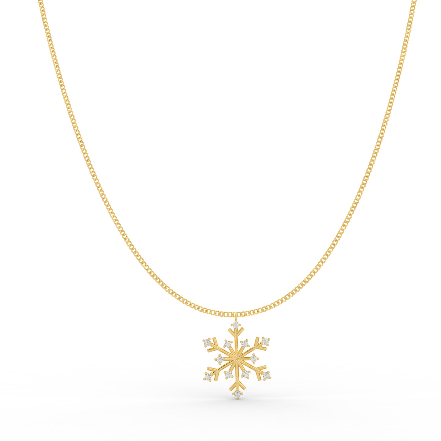 Snowflake Silver Pendant