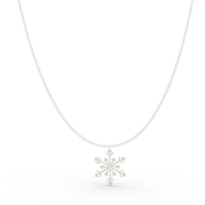 Snowflake Silver Pendant