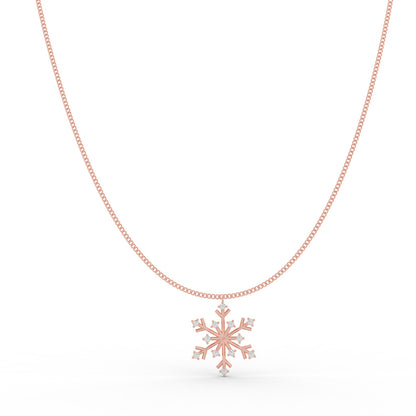 Snowflake Silver Pendant