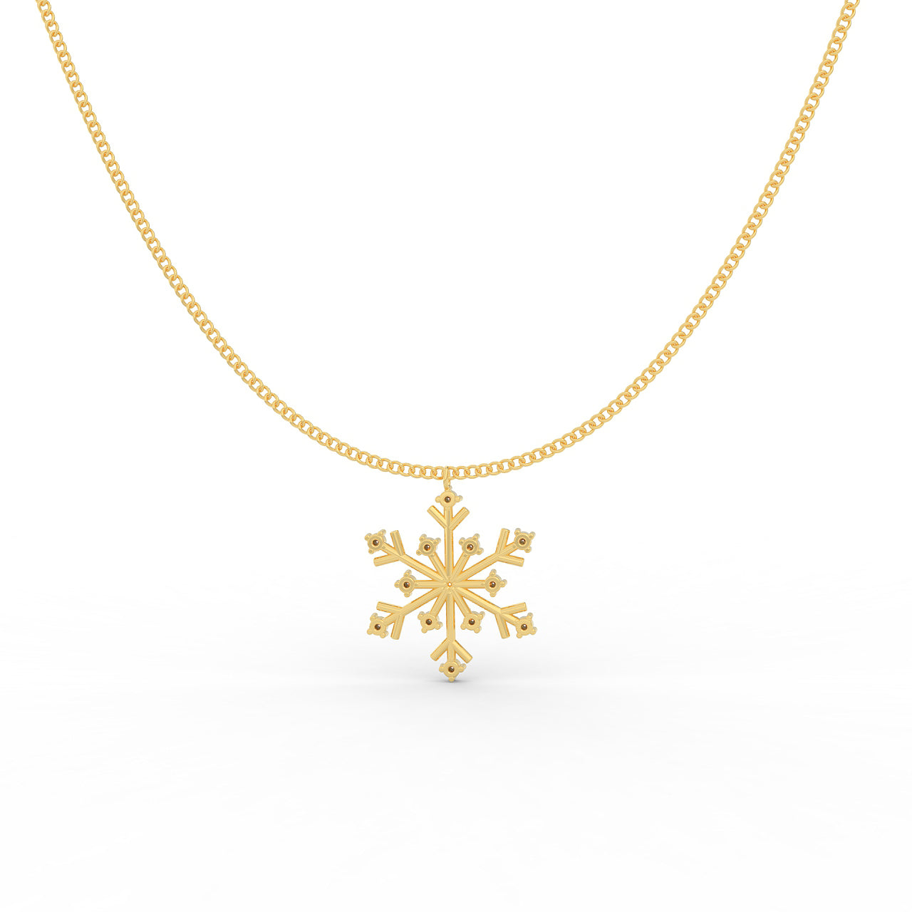 Snowflake Silver Pendant