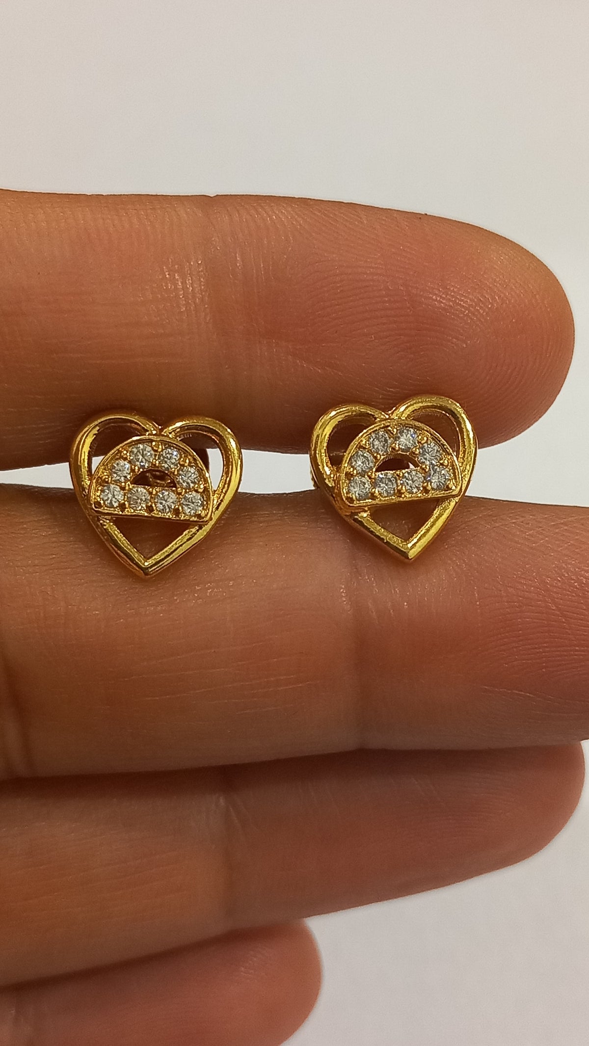 92.5 Silver Half Pave Heart
