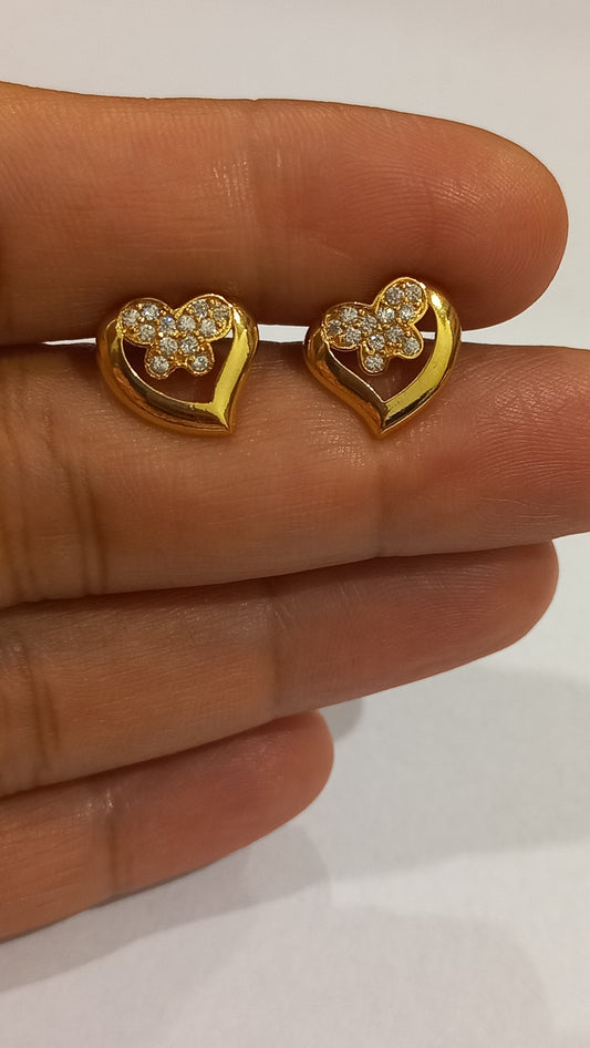 92.5 Silver Butterfly Heart