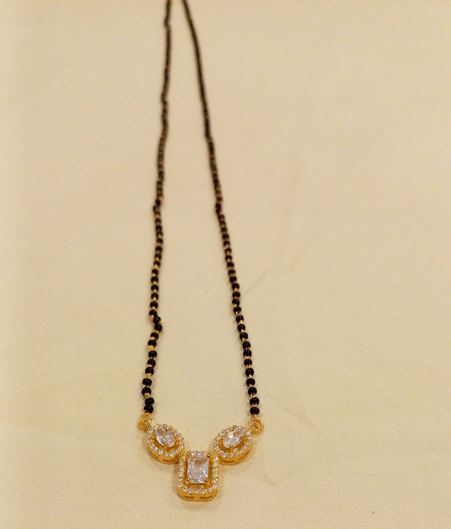 92.5 Silver Trinity Spark Mangalsutra Model4