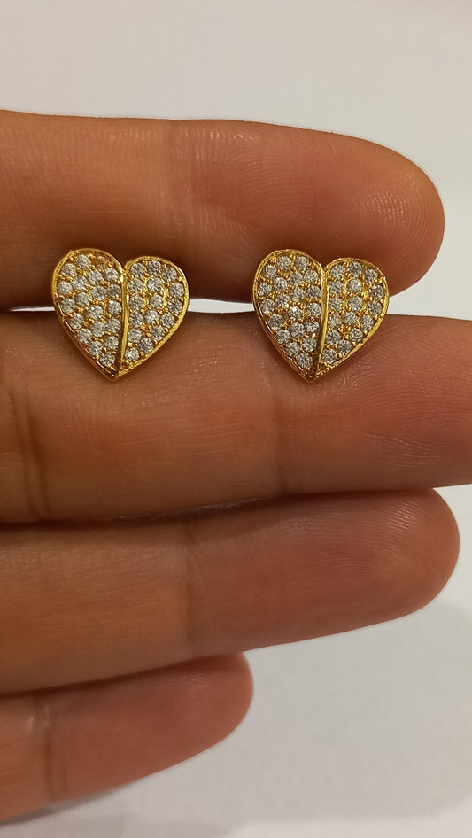 92.5 Silver Crystal Heart